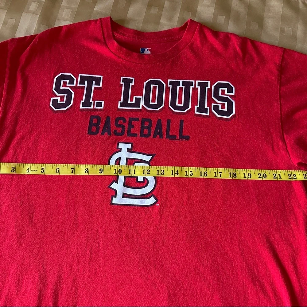 St. Louis Baseball Red T-Shirt with‎ Bear Size XL Unisex